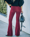 ModeParisienne® Itzayana - Pantaloni da donna a vita alta