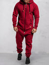 Jorne - Stijlvolle Heren Fleece Trainingspak met Capuchon