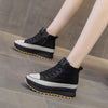 Skyrise Lederen Sneakers - Chunky Hoge Platform (7 cm/2,76 in) Dameschoenen