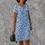 Damesjurken - Sabella | Elegante Maxi Jurk voor Dames met V - hals – Licht en Perfect voor de Zomer - Lichtblauw - S - Zarandi Amsterdam