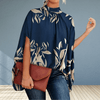 Blouses - Sandrea | Elegante avondblouse dames met lange mouwen, soepele stof en comfortabele pasvorm - Blauw - S - Zarandi Amsterdam
