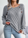 ModeParisienne® Donalyn | Maglione a maniche lunghe lavorato a maglia