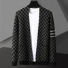 Gilet Oliver Gebreid con Motivo a Blocchi – Cardigan Elegante da Uomo