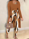 ModeParisienne® Juna - Set outfit skinny elegante 3 pezzi in taglie grandi