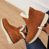 Winter Boots - Schapenvachtlaarzen voor dames | Antislip rubberen zool - Bruin - 35 - Zarandi Amsterdam