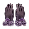 ModeParisienne® Marlene - Guanti in pelle invernali eleganti per calore estremo ed eleganza