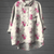 Blouses - Selema | Elegante blouse met bloemenprint van ademende bamboe en lange mouwen voor alle seizoenen - Grijs - S - Zarandi Amsterdam