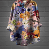Blouses - Selema | Elegante blouse met bloemenprint van ademende bamboe en lange mouwen voor alle seizoenen - Veelkleurig - S - Zarandi Amsterdam