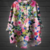 Blouses - Selema | Elegante blouse met bloemenprint van ademende bamboe en lange mouwen voor alle seizoenen - Roze - S - Zarandi Amsterdam