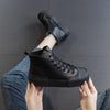 ModeParisienne® Esther - Hoge Sneakers Echt Leer