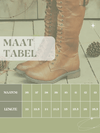 Women's Boots - Leren laarzen | Vetersluiting - Zwart - 36 - Zarandi Amsterdam
