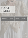 Winter Coat - Gebreide jas voor dames | Parelknoopdetail - Eén maat - Zarandi Amsterdam