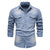 Slim Fit Overhemd met Lange Mouwen voor Heren | Klassieke Kraag 1
