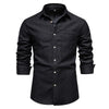 Slim Fit Overhemd met Lange Mouwen voor Heren | Klassieke Kraag 3