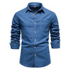 Slim Fit Overhemd met Lange Mouwen voor Heren | Klassieke Kraag 4