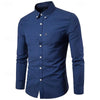 Slim Fit Overhemd met Lange Mouwen voor Heren | Lichtgewicht 2