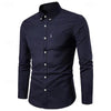 Slim Fit Overhemd met Lange Mouwen voor Heren | Lichtgewicht 4