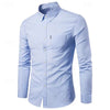 Slim Fit Overhemd met Lange Mouwen voor Heren | Lichtgewicht 6