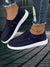Women's Shoes - Slip - on zomerschoenen, lichtgewicht en comfortabel vlak ontwerp - Marineblauw - 36 - Zarandi Amsterdam
