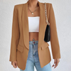 ModeParisienne® Kiara - Blazer leggero da ufficio da donna in poliestere-cotone