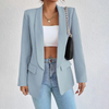 ModeParisienne® Kiara - Blazer leggero da ufficio da donna in poliestere-cotone