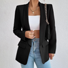 ModeParisienne® Kiara - Blazer leggero da ufficio da donna in poliestere-cotone