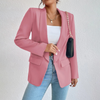 ModeParisienne® Kiara - Blazer leggero da ufficio da donna in poliestere-cotone