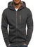 Sportjas voor heren, slim fit met capuchon | lichtgewicht 0