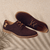 Men's Shoes - Stijlvolle Heren Schoenen – Ergonomisch Comfort en Vetersluiting - Donkerbruin - 38 - Zarandi Amsterdam