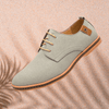 Men's Shoes - Stijlvolle Heren Schoenen – Ergonomisch Comfort en Vetersluiting - Grijs - 38 - Zarandi Amsterdam