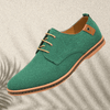 Men's Shoes - Stijlvolle Heren Schoenen – Ergonomisch Comfort en Vetersluiting - Groen - 38 - Zarandi Amsterdam