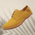 Men's Shoes - Stijlvolle Heren Schoenen – Ergonomisch Comfort en Vetersluiting - Lichtbruin - 38 - Zarandi Amsterdam