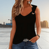 Tanktops - Stijlvolle Zomer Tanktop – Comfort en Kleur voor Casual of Chic Gebruik - Zwart - S - Zarandi Amsterdam