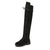 Women's Winter Boots - Overknee Laarzen met Veters in Zwart – Perfect voor Modieuze Outfits - Khaki - 35 - Zarandi Amsterdam