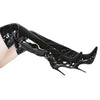 Women's Winter Boots - Modieuze dames overknee laarzen met rits en slanke spitse neus - Zwart - 35 - Zarandi Amsterdam