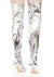 Women's Winter Boots - Modieuze dames overknee laarzen met rits en slanke spitse neus - Zilver - 35 - Zarandi Amsterdam