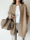 Strickjacke voor Vrouwen | Luxe, Normale Pasvorm | Beige