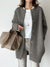 Strickjacke voor Vrouwen | Luxe, Normale Pasvorm | Grijs
