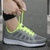 Summer Trend Outfits - Thara | Comfortabele orthopedische sneakers dames met schokabsorberende zool en ademend materiaal - Grijs - Groen - 36 - Zarandi Amsterdam