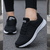 Summer Trend Outfits - Thara | Comfortabele orthopedische sneakers dames met schokabsorberende zool en ademend materiaal - Zwart - 36 - Zarandi Amsterdam