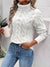 Sweaters - Slim Fit Turtleneck Sweater | Elegant & Comfortabel - Wit - S - Zarandi Amsterdam