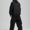 Winter Sets - Waterdichte unisex tweedelige skipak met lange mouwen en ritssluiting - Zwart - S - Zarandi Amsterdam