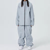 Winter Sets - Unisex Ski Outfit Winterset met Jas en Broek voor Outdoor Activiteiten - Grijs - S - Zarandi Amsterdam