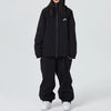 Winter Sets - Unisex Ski Outfit Winterset met Jas en Broek voor Outdoor Activiteiten - Zwart - S - Zarandi Amsterdam
