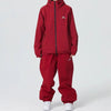 Winter Sets - Unisex Ski Outfit Winterset met Jas en Broek voor Outdoor Activiteiten - Rood - S - Zarandi Amsterdam