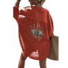 Chique Zomerse Strand Tuniek voor Vrouwen - ModeParisienne® Senalda | Chique Zomerse Strand Tuniek voor Vrouwen - Koraal - S - Zarandi Amsterdam