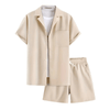 Heren Zomer Set - Rodrike | Heren Zomer Set - Beige - S - Zarandi Amsterdam