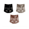 Ademend Naadloze Hoge Taille Kanten Panty - ModeParisienne® Pirena | Ademend Naadloze Hoge Taille Kanten Panty - Zwart - S - Zarandi Amsterdam