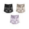Ademend Naadloze Hoge Taille Kanten Panty - ModeParisienne® Pirena | Ademend Naadloze Hoge Taille Kanten Panty - Paars - S - Zarandi Amsterdam