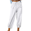 ModeParisienne® Kira - Pantaloni di lino eleganti